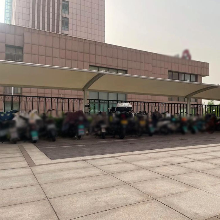 毕节膜结构电动车棚